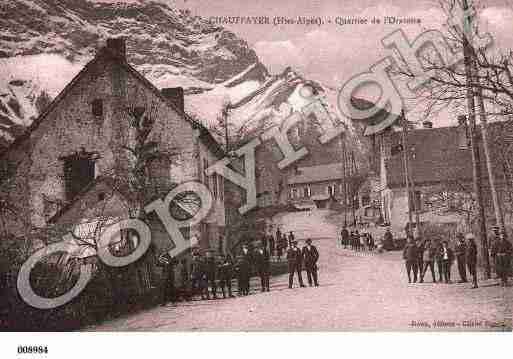 Ville de CHAUFFAYER, carte postale ancienne