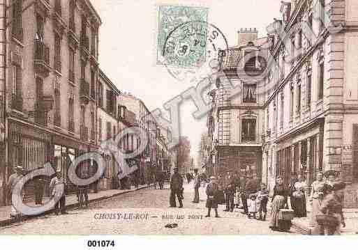Ville de CHOISYLEROI, carte postale ancienne
