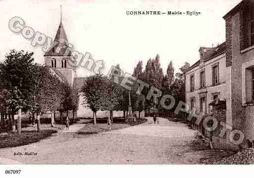Ville de CONNANTRE, carte postale ancienne