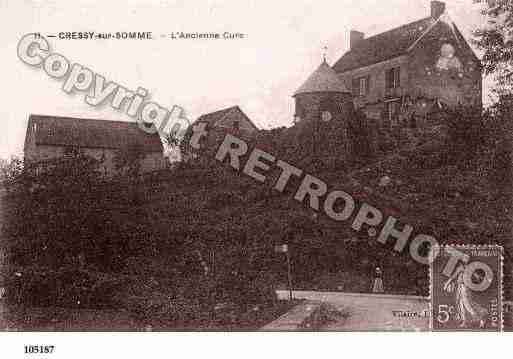 Ville de CRESSYSURSOMME, carte postale ancienne