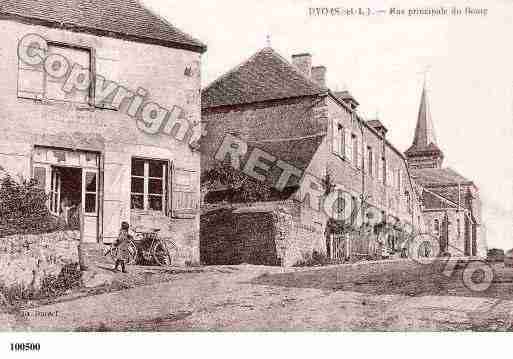 Ville de DYO, carte postale ancienne