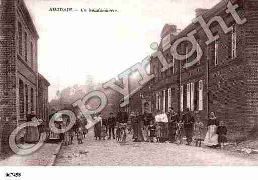 Ville de HOUDAIN, carte postale ancienne