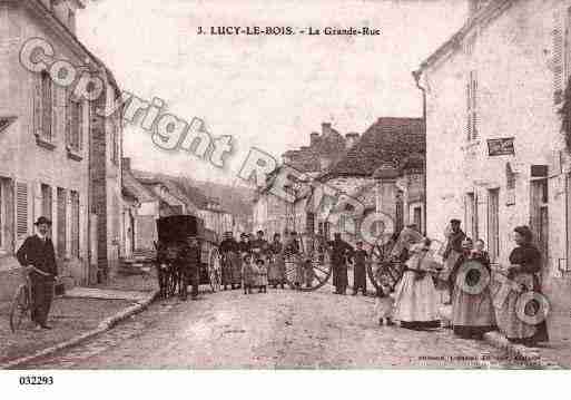 Ville de LUCYLEBOIS, carte postale ancienne