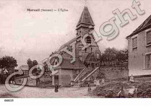 Ville de MAREUILCAUBERT, carte postale ancienne