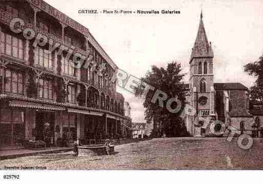 Ville de ORTHEZ, carte postale ancienne