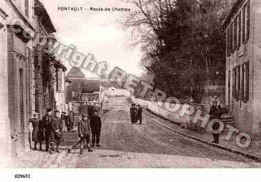 Ville de PONTAULTCOMBAULT, carte postale ancienne