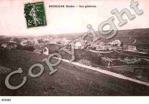 Ville de ROCHEJEAN, carte postale ancienne