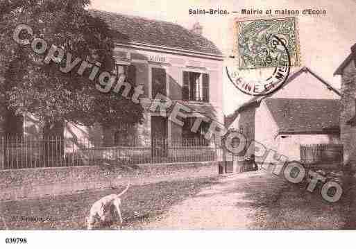 Ville de SAINTBRICE, carte postale ancienne