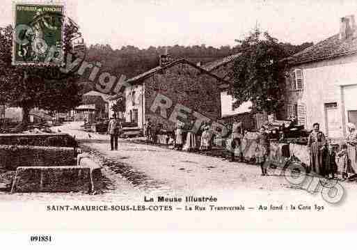 Ville de SAINTMAURICESOUSLESCOTES, carte postale ancienne