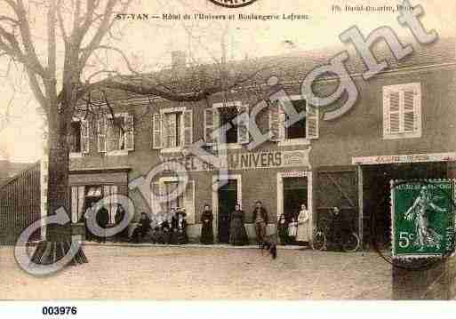 Ville de SAINTYAN, carte postale ancienne