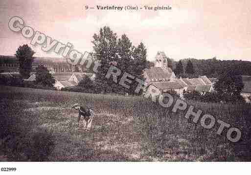 Ville de VARINFROY, carte postale ancienne