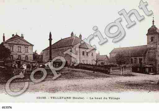 Ville de VELLEVANS, carte postale ancienne