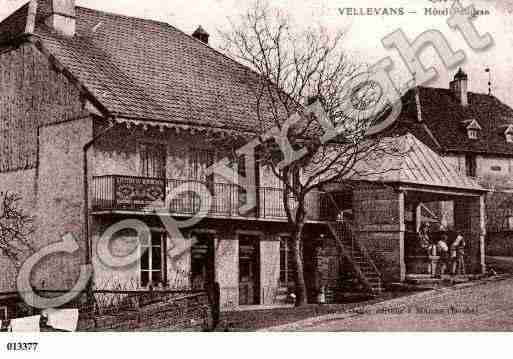 Ville de VELLEVANS, carte postale ancienne