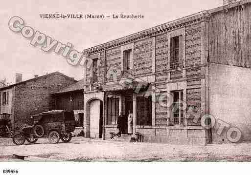 Ville de VIENNELAVILLE, carte postale ancienne