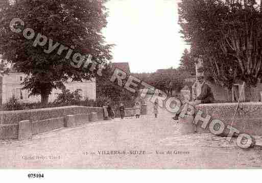 Ville de VILLIERSSURSUIZE, carte postale ancienne