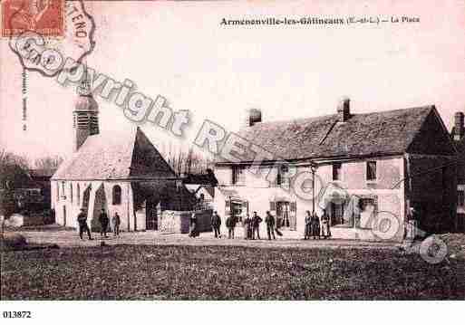 Ville de BAILLEAUARMENONVILLE, carte postale ancienne