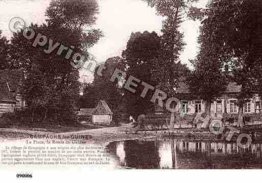 Ville de CAMPAGNELESGUINES, carte postale ancienne