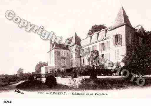 Ville de CHASNAY, carte postale ancienne