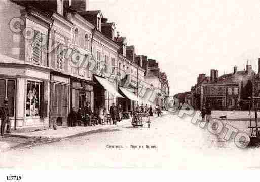 Ville de CONTRES, carte postale ancienne