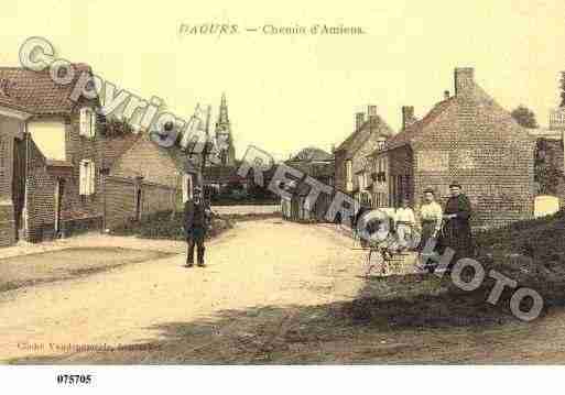 Ville de DAOURS, carte postale ancienne