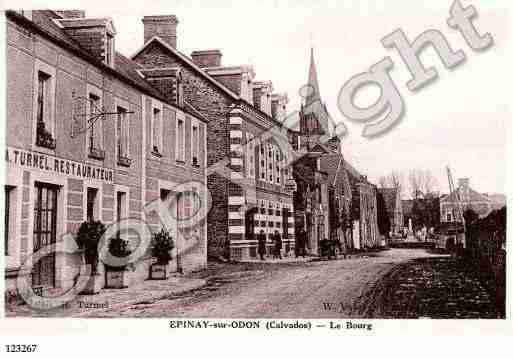 Ville de EPINAYSURODON, carte postale ancienne