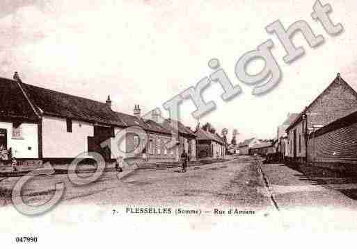 Ville de FLESSELLES, carte postale ancienne