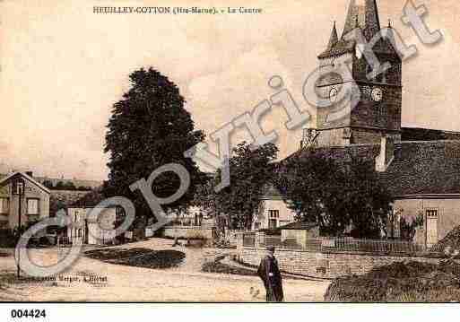 Ville de HEUILLEYCOTTON, carte postale ancienne