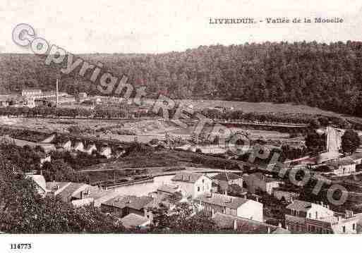 Ville de LIVERDUN, carte postale ancienne