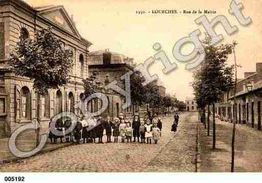 Ville de LOURCHES, carte postale ancienne