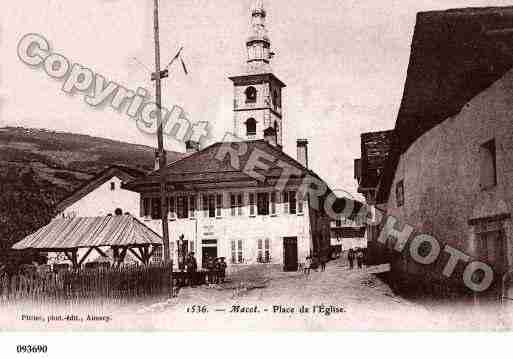 Ville de MACOTLAPLAGNE, carte postale ancienne