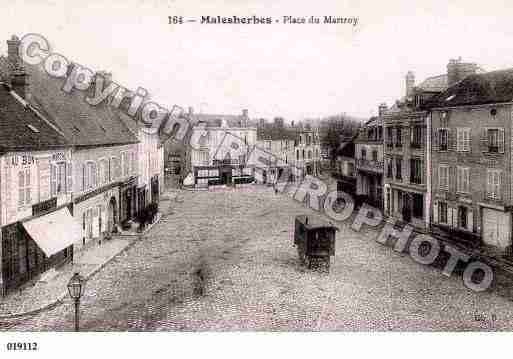 Ville de MALESHERBES, carte postale ancienne