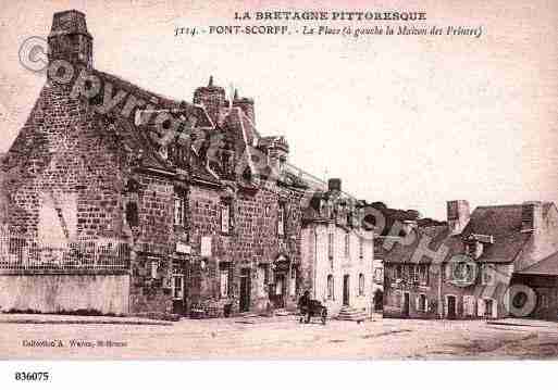 Ville de PONTSCORFF, carte postale ancienne