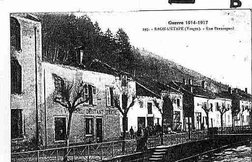 Ville de RAONL'ETAPE, carte postale ancienne