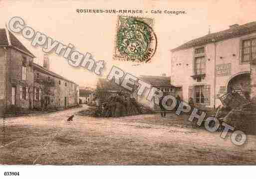 Ville de ROSIERESSURMANCE, carte postale ancienne