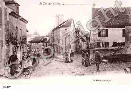 Ville de SAINTCYRSURMORIN, carte postale ancienne