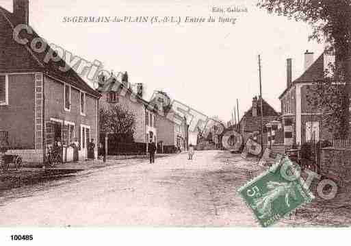 Ville de SAINTGERMAINDUPLAIN, carte postale ancienne