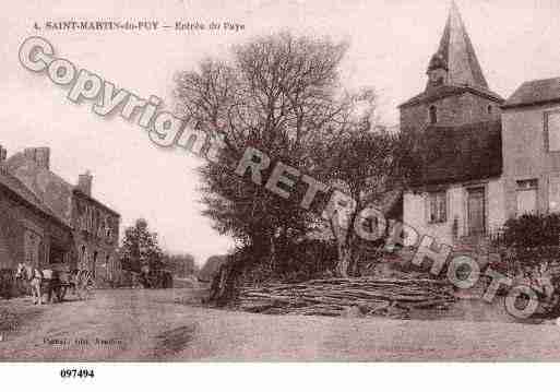 Ville de SAINTMARTINDUPUY, carte postale ancienne