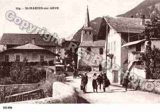 Ville de SAINTMARTINSURARVE, carte postale ancienne