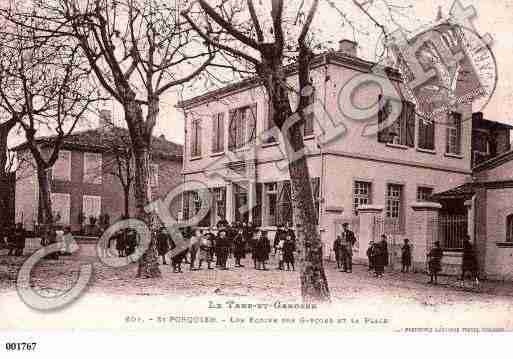 Ville de SAINTPORQUIER, carte postale ancienne