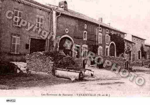 Ville de VAXAINVILLE, carte postale ancienne