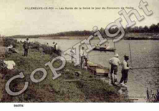 Ville de VILLENEUVELEROI, carte postale ancienne