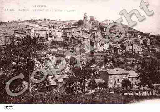 Ville de AUBIN, carte postale ancienne