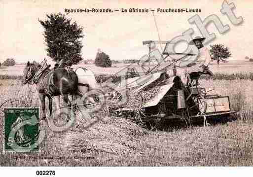 Ville de BEAUNELAROLANDE, carte postale ancienne