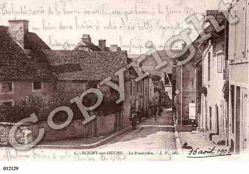 Ville de BLIGNYSUROUCHE, carte postale ancienne