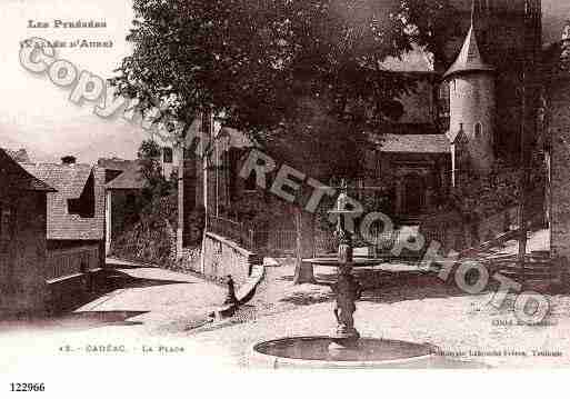 Ville de CADEAC, carte postale ancienne