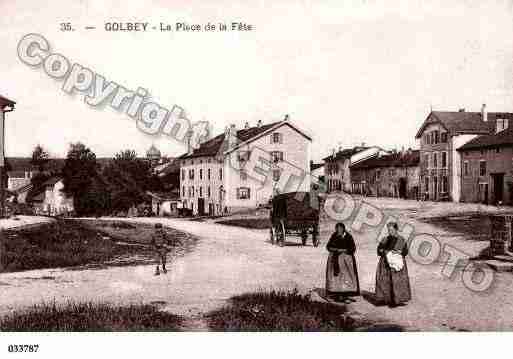 Ville de GOLBEY, carte postale ancienne