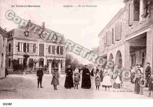 Ville de GOLFECH, carte postale ancienne