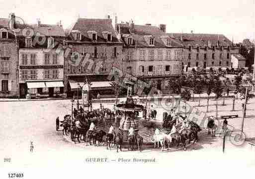 Ville de GUERET, carte postale ancienne