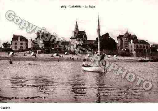 Ville de LARMORPLAGE, carte postale ancienne