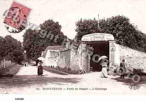Ville de MONTGERON, carte postale ancienne